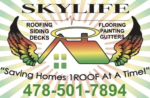 Skylife Solutions. Roofing, siding, decks, flooring, painting, gutters. Saving homes 1 roof at a time.